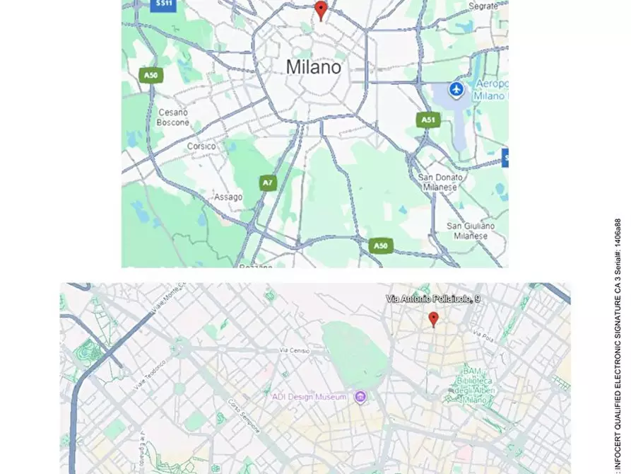 Immagine 2 di Appartamento in vendita  9 a Milano