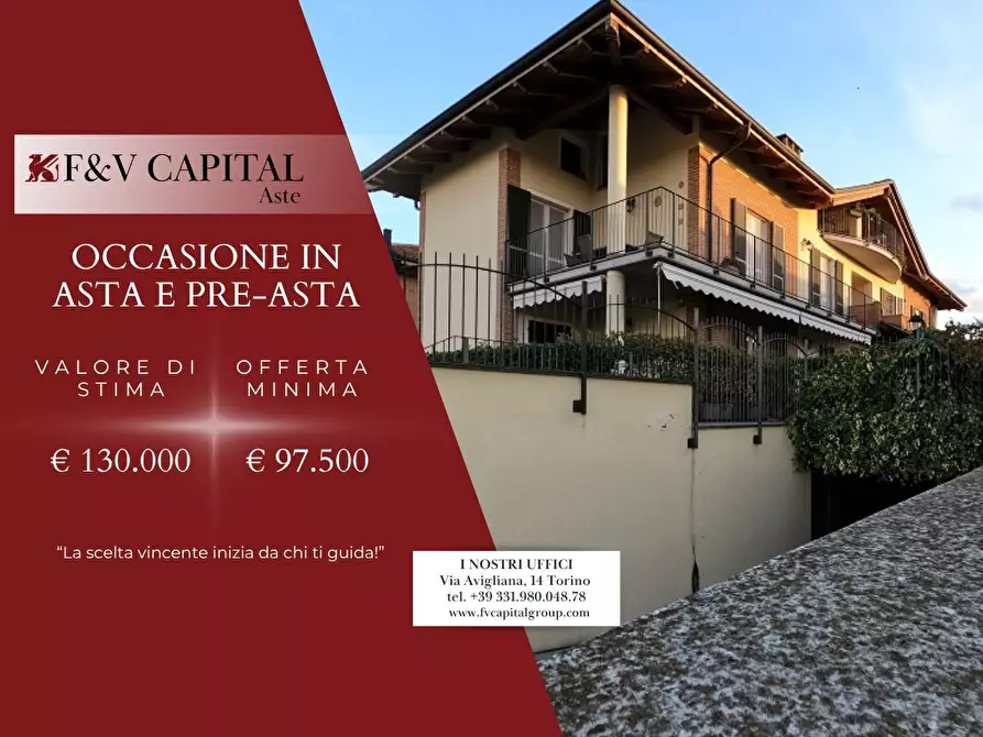 Immagine 1 di Appartamento in vendita  2 a Riva Presso Chieri