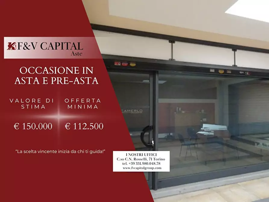 Immagine 1 di Negozio in vendita  1P a Rivoli