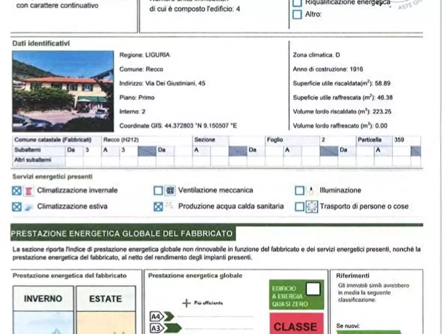 Immagine 6 di Appartamento in vendita  45 a Recco