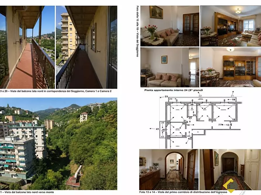 Immagine 4 di Appartamento in vendita  105 a Genova