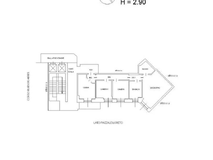 Immagine 10 di Appartamento in vendita  77 a Milano