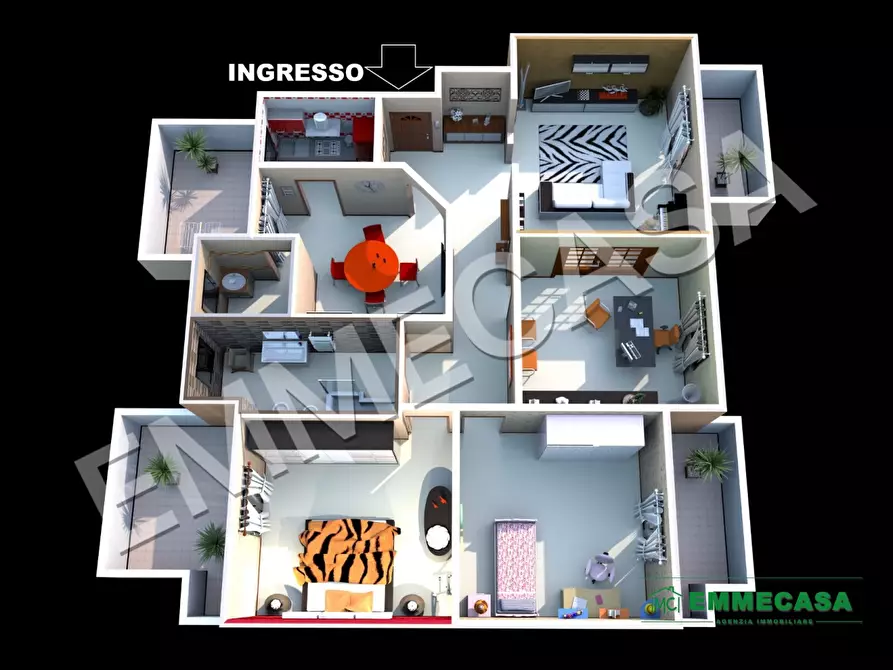 Immagine 2 di Appartamento in vendita  a Valenzano