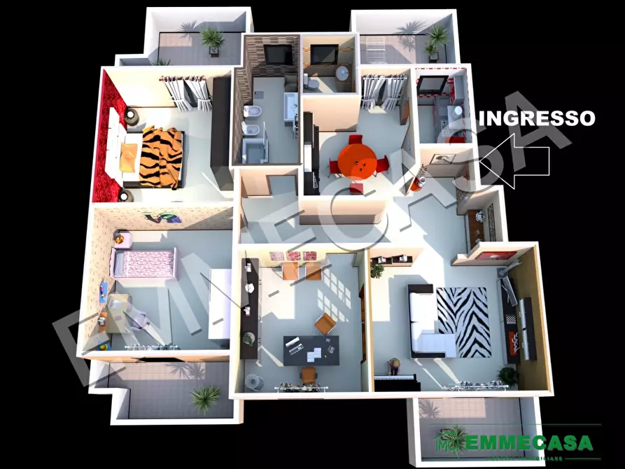 Immagine 10 di Appartamento in vendita  a Valenzano