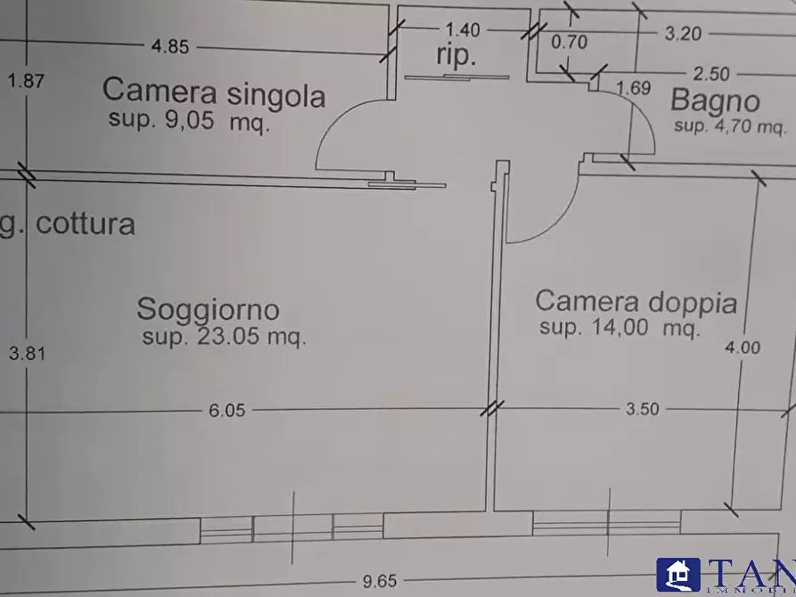 Immagine 1 di Appartamento in vendita  2 a Carrara