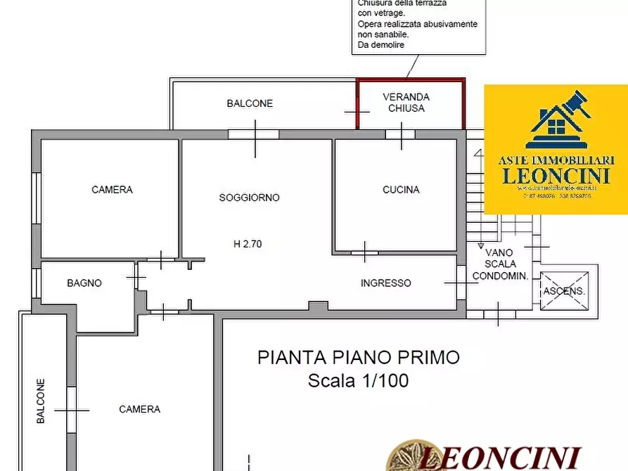 Immagine 3 di Appartamento in vendita  72 a Carrara