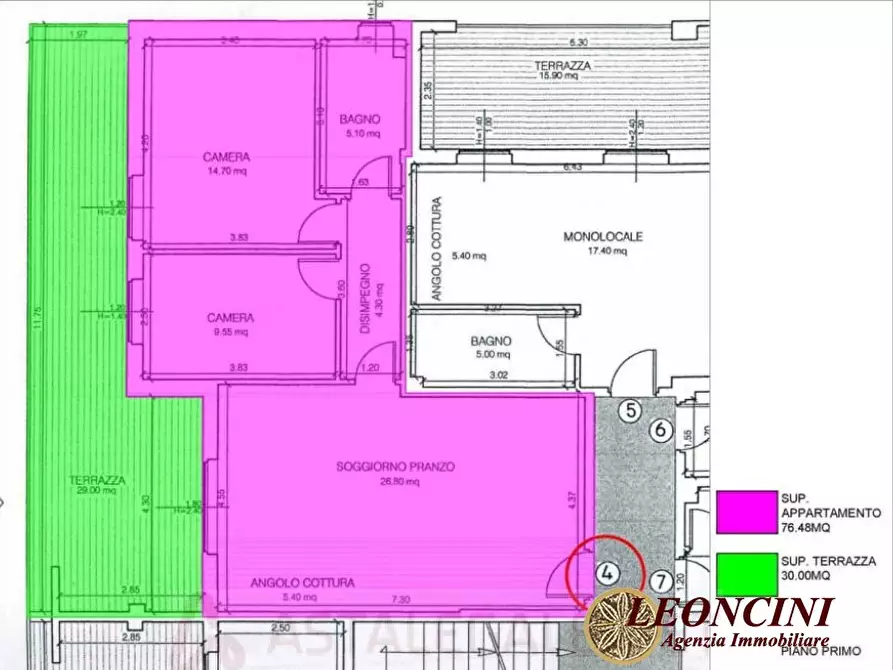 Immagine 6 di Appartamento in vendita  snc a Licciana Nardi