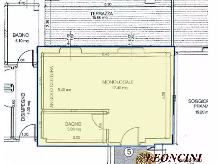 Immagine 5 di Appartamento in vendita  a Licciana Nardi