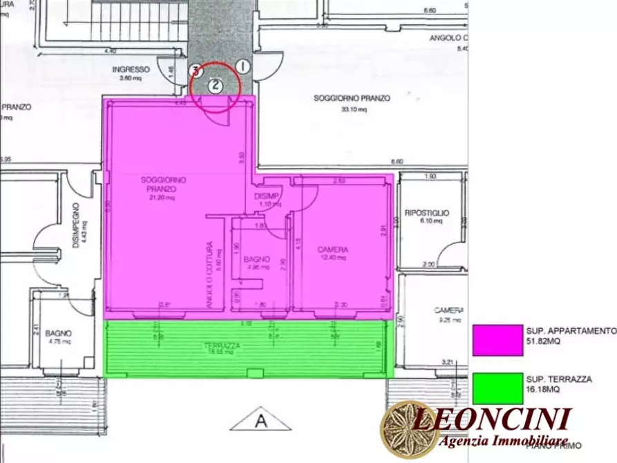 Immagine 5 di Appartamento in vendita  snc a Licciana Nardi