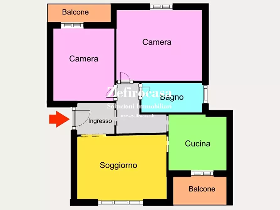 Immagine 10 di Appartamento in vendita  a Medicina