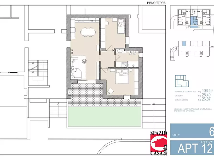 Immagine 6 di Appartamento in vendita  a Mairano