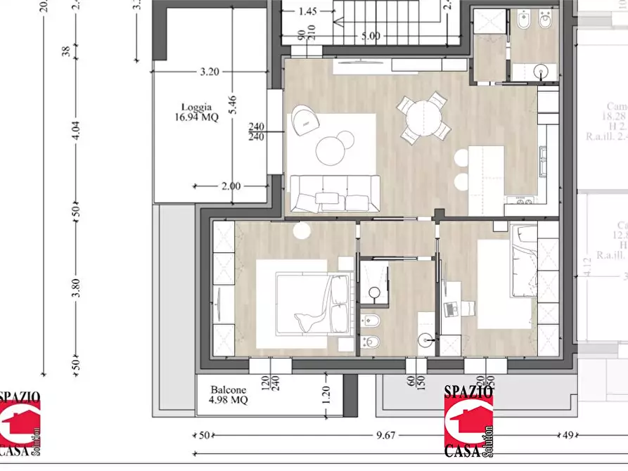 Immagine 9 di Appartamento in vendita  a Azzano Mella