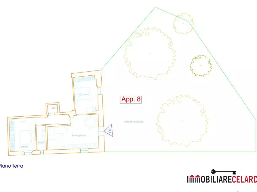 Immagine 2 di Appartamento in vendita  a Gambassi Terme