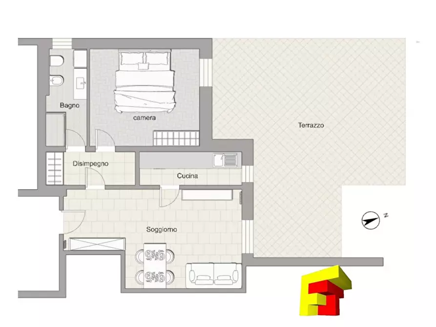 Immagine 2 di Appartamento in vendita  6 a Moggio