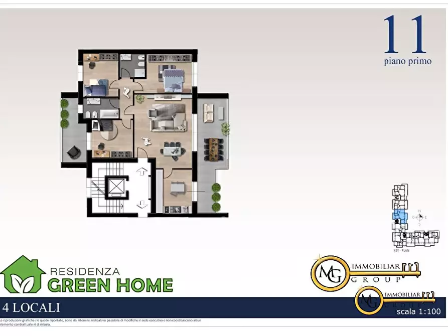 Immagine 1 di Appartamento in vendita  33 a Vignate