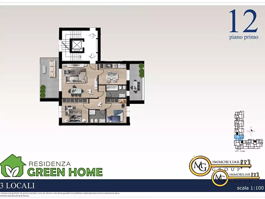 Immagine 1 di Appartamento in vendita  33 a Vignate