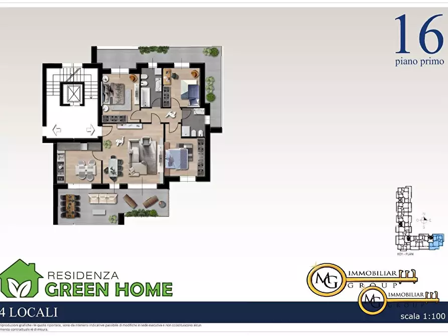 Immagine 1 di Appartamento in vendita  33 a Vignate