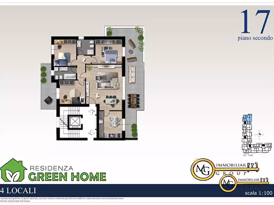 Immagine 1 di Appartamento in vendita  33 a Vignate