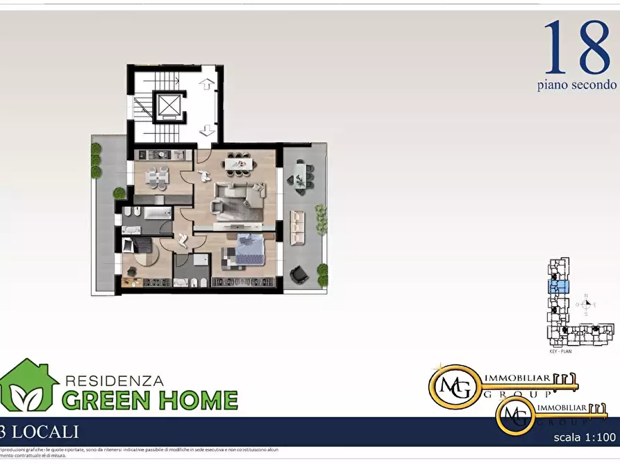 Immagine 1 di Appartamento in vendita  a Vignate