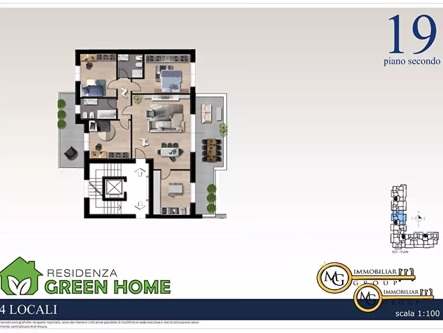 Immagine 1 di Appartamento in vendita  33 a Vignate