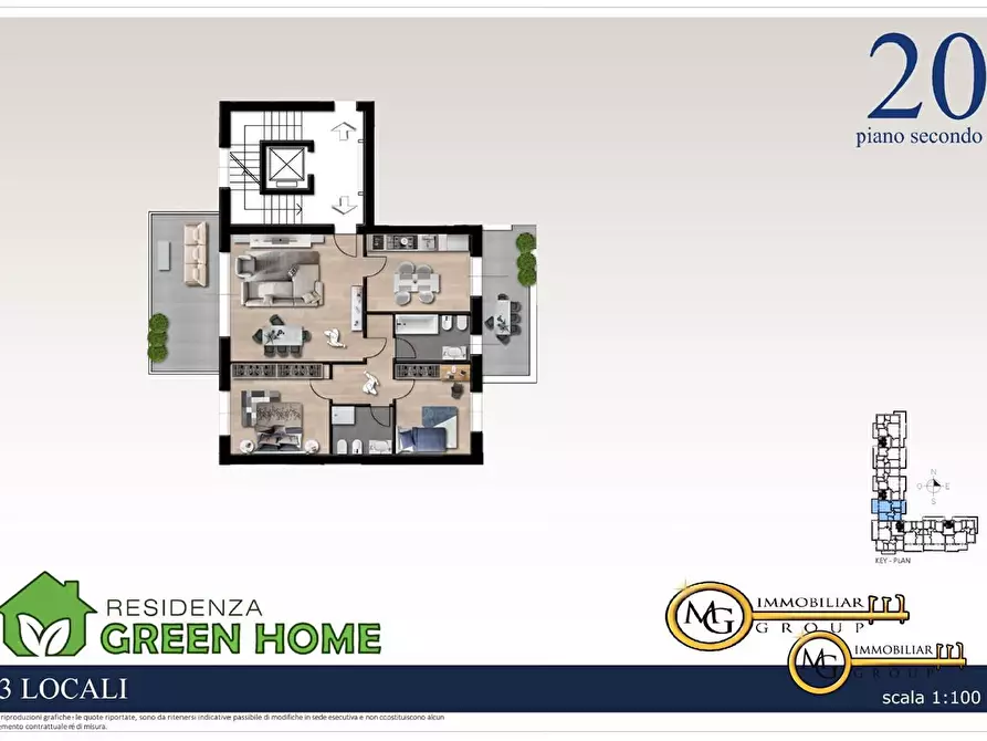 Immagine 1 di Appartamento in vendita  33 a Vignate