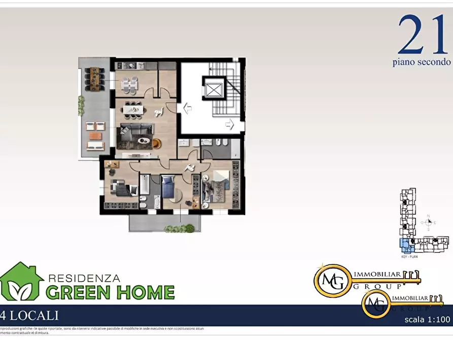 Immagine 1 di Appartamento in vendita  33 a Vignate