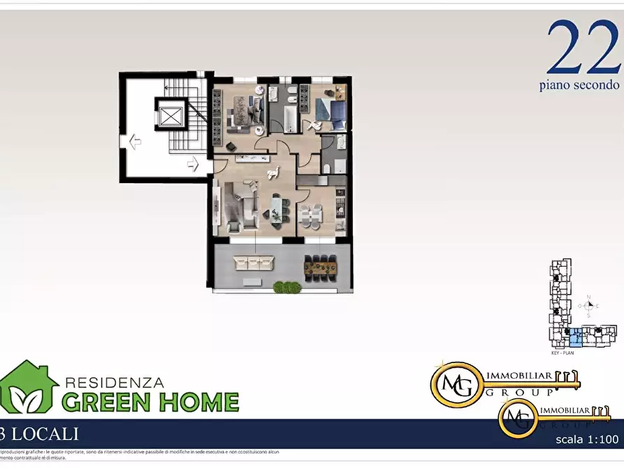 Immagine 1 di Appartamento in vendita  33 a Vignate