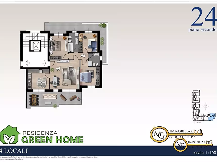 Immagine 1 di Appartamento in vendita  33 a Vignate