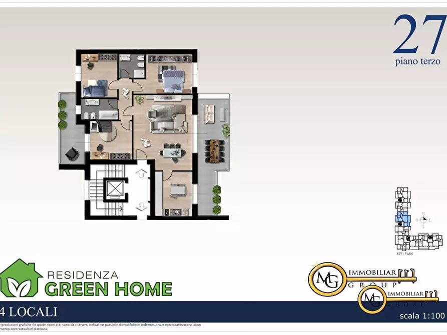 Immagine 1 di Appartamento in vendita  33 a Vignate