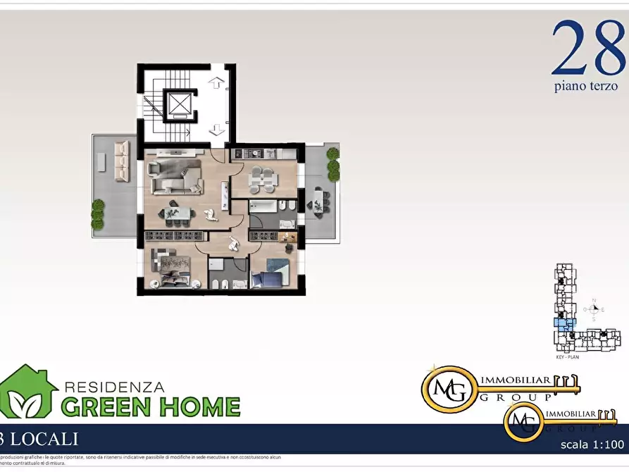 Immagine 1 di Appartamento in vendita  33 a Vignate