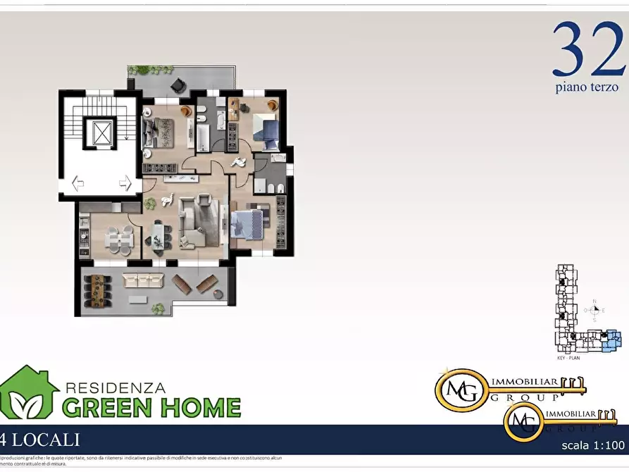 Immagine 1 di Appartamento in vendita  33 a Vignate