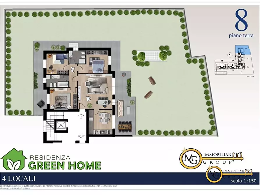 Immagine 1 di Appartamento in vendita  33 a Vignate