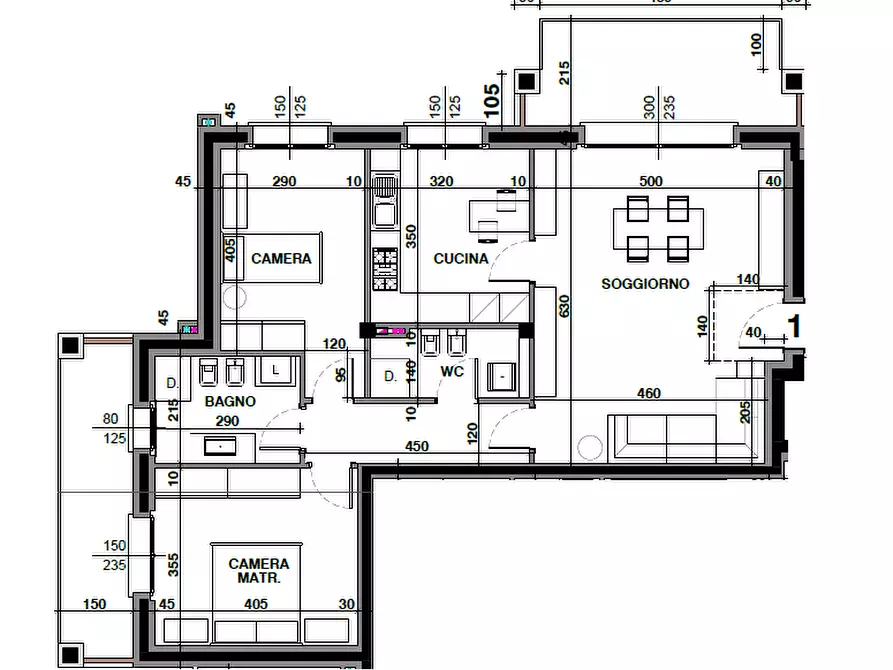 Immagine 4 di Appartamento in vendita  a Canegrate