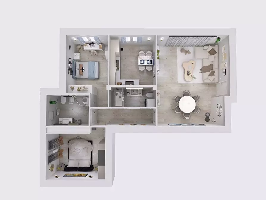 Immagine 2 di Appartamento in vendita  a Canegrate