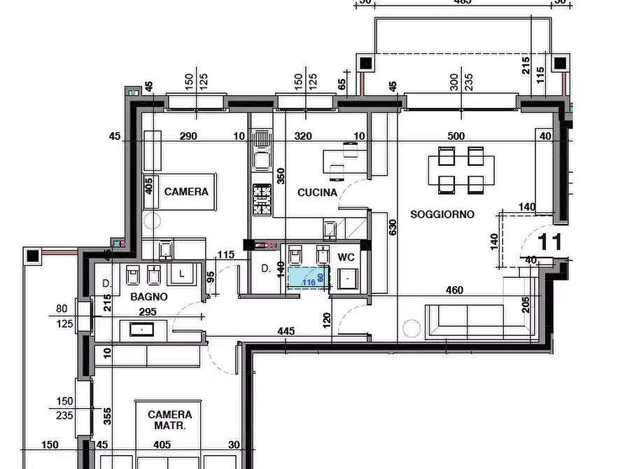 Immagine 5 di Appartamento in vendita  a Canegrate