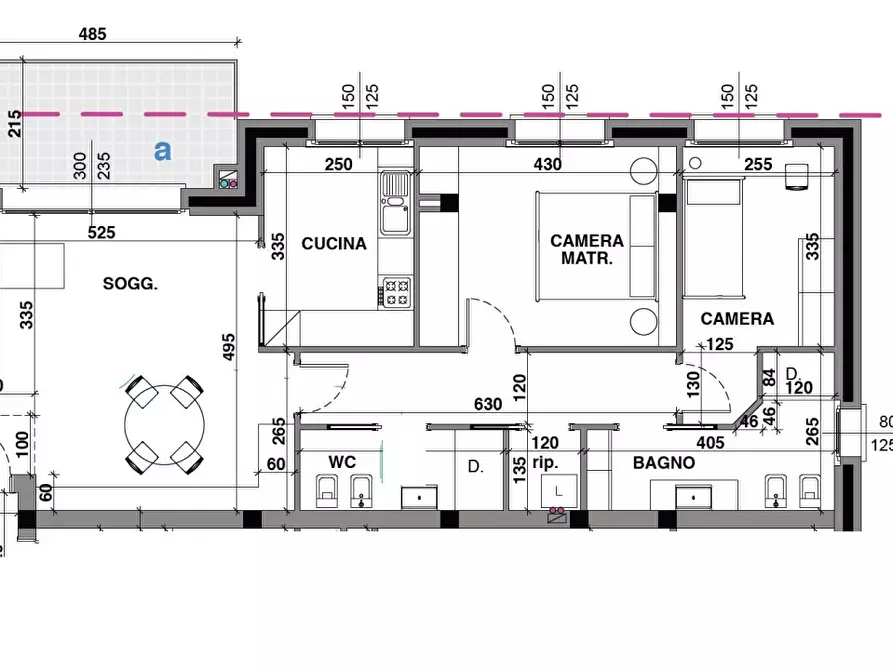 Immagine 2 di Appartamento in vendita  a Canegrate