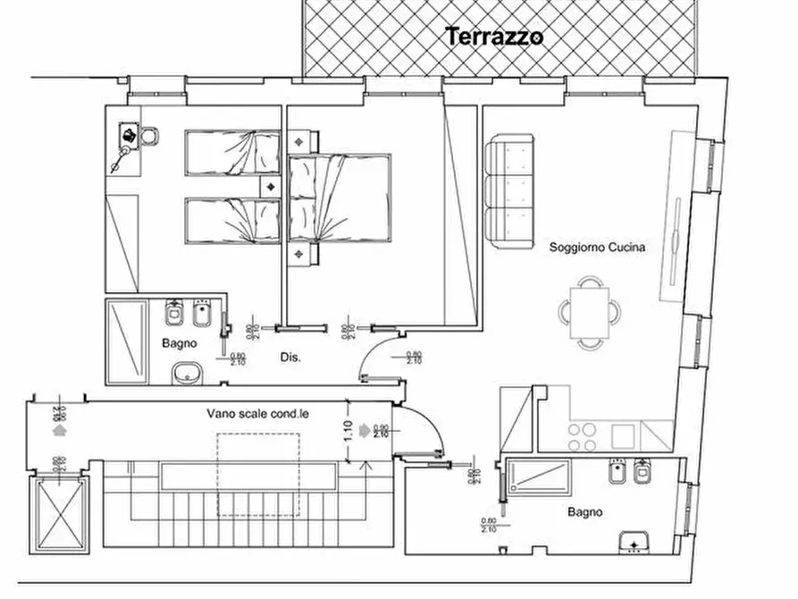 Immagine 5 di Appartamento in vendita  a Melzo
