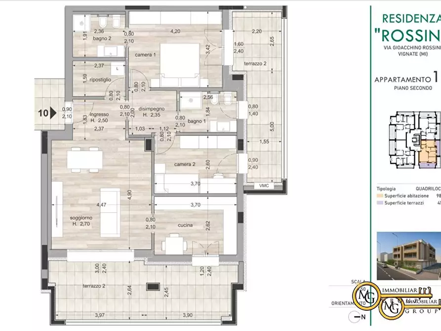 Immagine 1 di Appartamento in vendita  33 a Vignate