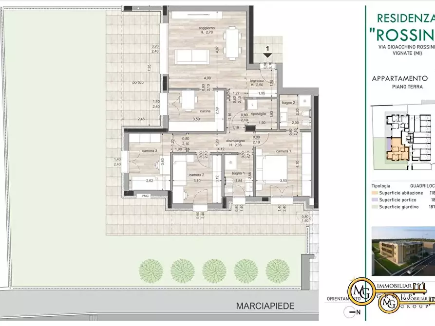 Immagine 1 di Appartamento in vendita  33 a Vignate