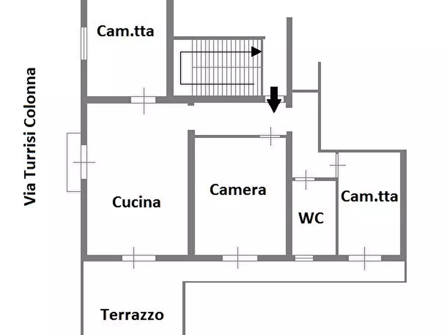 Immagine 9 di Appartamento in vendita  a Palermo