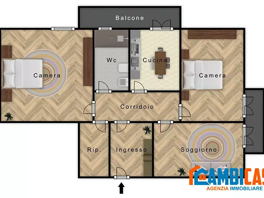 Immagine 10 di Appartamento in vendita  83b a Palermo