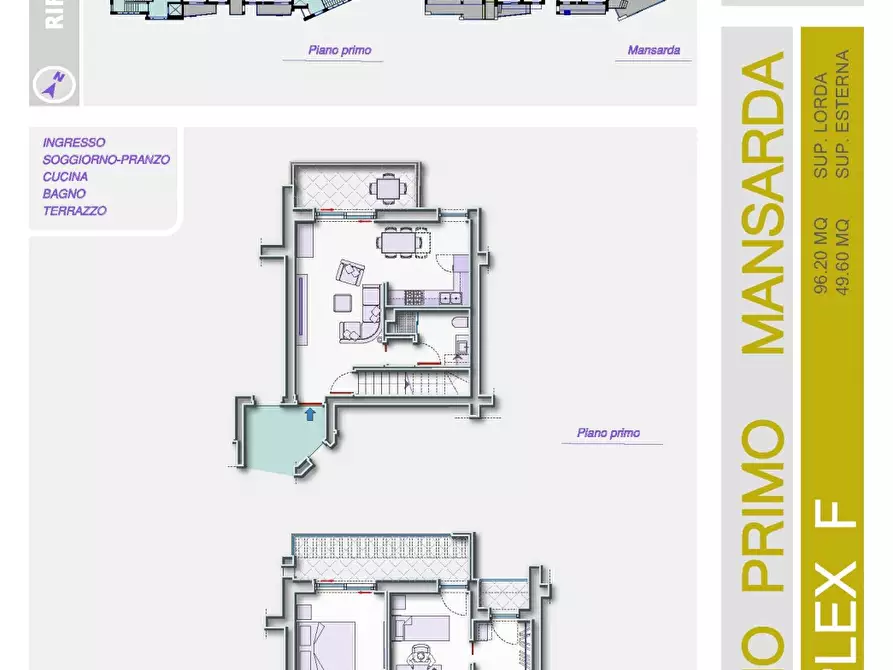 Immagine 3 di Appartamento in vendita  a Pescara