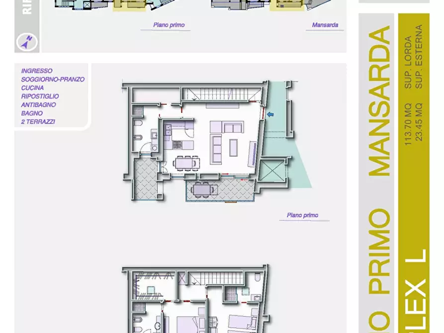 Immagine 3 di Appartamento in vendita  a Pescara