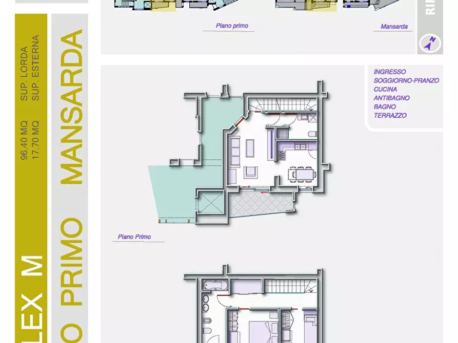 Immagine 3 di Appartamento in vendita  a Pescara