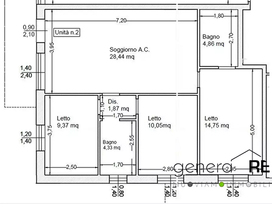 Immagine 2 di Appartamento in vendita  a Pescara