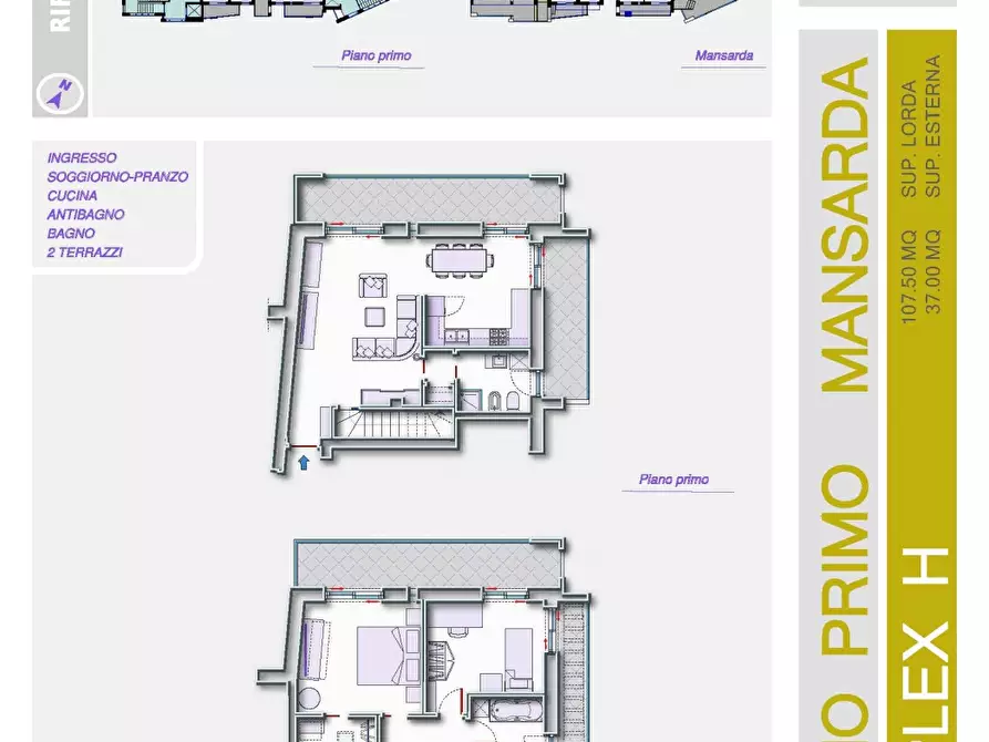 Immagine 3 di Appartamento in vendita  a Pescara