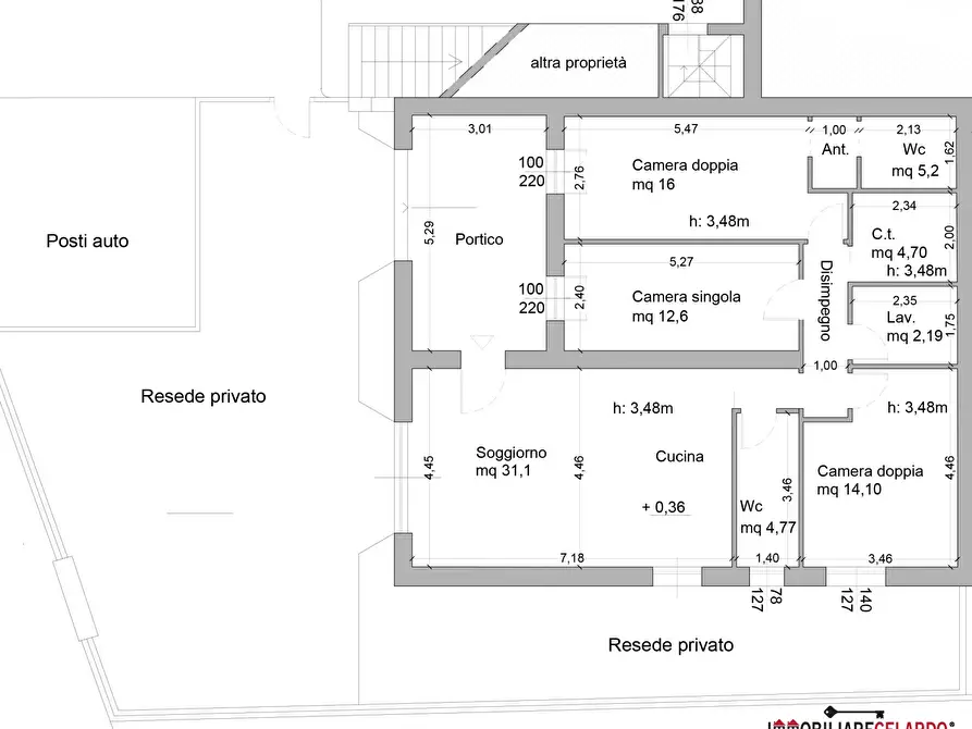 Immagine 9 di Appartamento in vendita  a Colle Di Val D'elsa