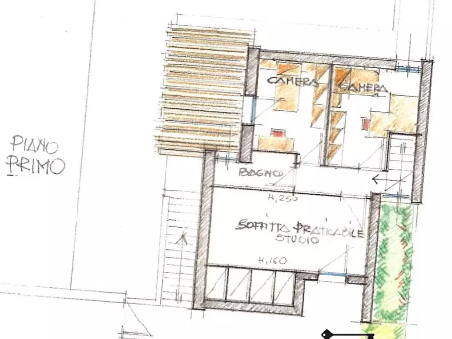 Immagine 5 di Appartamento in vendita  a Colle Di Val D'elsa