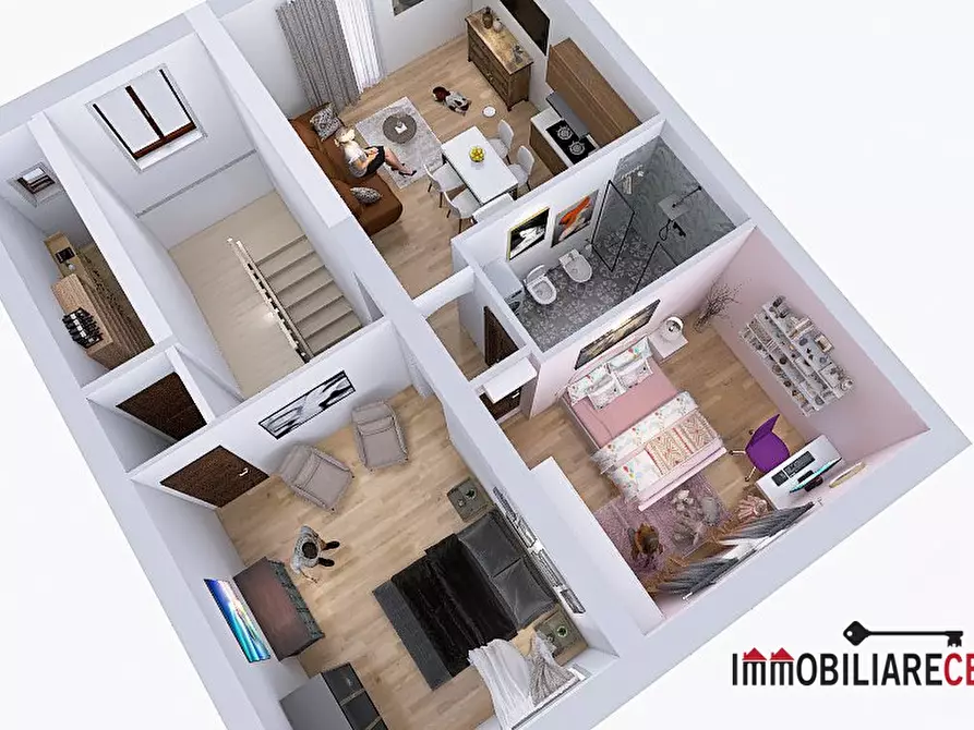 Immagine 10 di Appartamento in vendita  a Poggibonsi