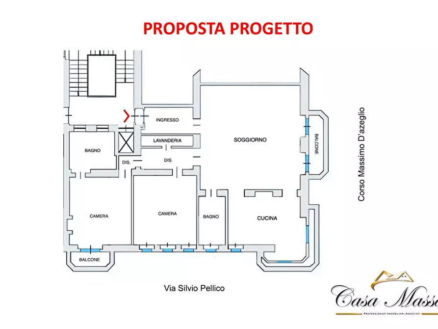 Immagine 2 di Appartamento in vendita  14 a Torino